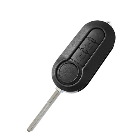 Bil Fjärrnyckel World Fjärrskal Fodral För Fiat 500 Panda Punto Bravo Stilo Ducato Citroen Jumper Peugeot Boxer SIP22 Flip Nyckel