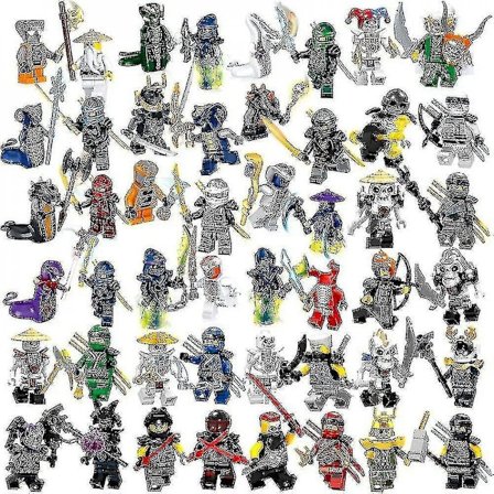 Ninjago Minihahmot Kai Jay Sensei Wu Mestari Sopii Lego Rakennuspalikat Lelu