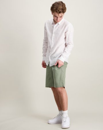 RYVLS Jackson Linen Shorts Grön Shorts Kille - Kids Brand Store