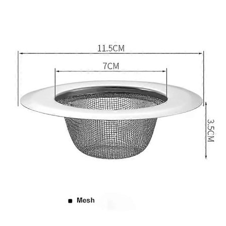 Diskho Avloppssil Bassäng Avloppspropp Rostfritt Stål Diskbänk Avfallsplugg Filter Anti-igensättnings Golvbrunn Kökstillbehör