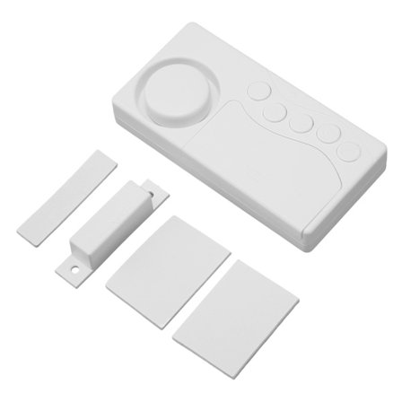 Trådløs Dør Vindue Alarm Sensor Anti Tyveri 108 DB Nem Installation Sikkerhedsalarm til Hjem Skab