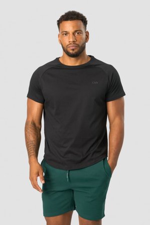ICANIWILL - Training Club Tee Raglan Black - Heren - sportkleding van ICIW