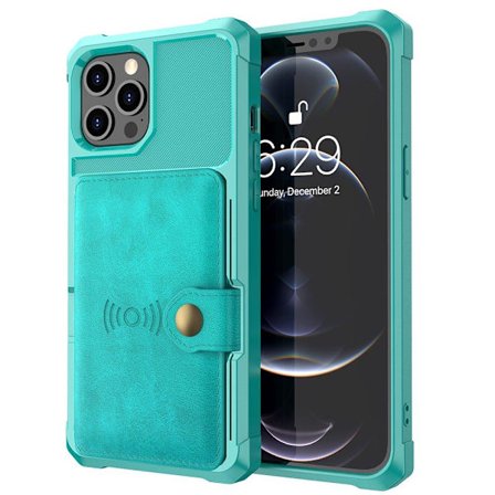 iPhone 12 Pro Max - Stilrent Skal med Korthållare