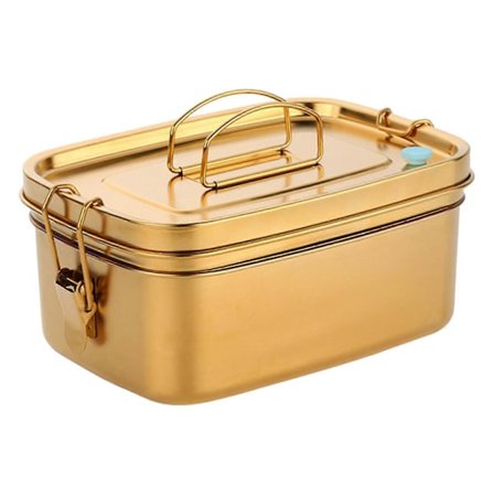 Bento Matboks Matforberedelsesbeholdere For Hjemmekontor Camping Gull