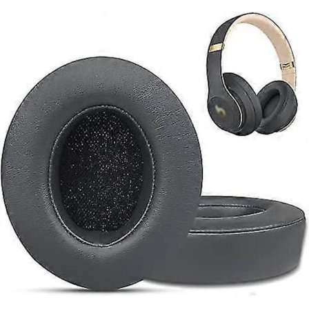 Korvaavat korvatyynyt Beats Studio 3 -kuulokkeille, korvapehmusteet Beats Studio 2 & Studio 3 langallisille ja langattomille (harmaa)
