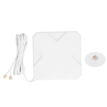 4G LTE-antenn SMA Dubbelhuvud Inomhus och Utomhus Vattentät 35DBi Högförstärkningsantenn med Sugkopp