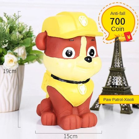 Paw Patrol Chase Skye Liten Sparebøsse Søte Myntbokser Oppbevaring Leker for Barn Gutter Jenter Spareboks Hjemmeinnredning Barnegaver