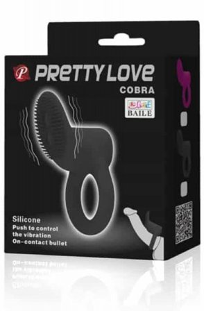 Kjøp Pretty Love Cobra - Penisring med vibrator | God pris