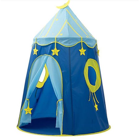 Sammenleggbart leketelt for barn, prinsesseslott leketelt for barn