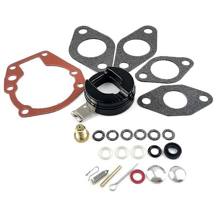 Forgaserreparationskit 439071 med flyder erstatter Johnson Evinrude Omc/brp påhængsmotor 3 4 5 5.5 6 7.5 10 15