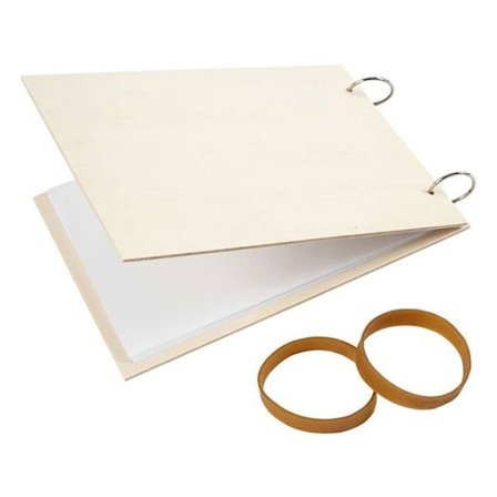 Kukkaprässi - CREOTIME - 21 x 14,8 cm - Puu - Ruskea - Suorakulmainen