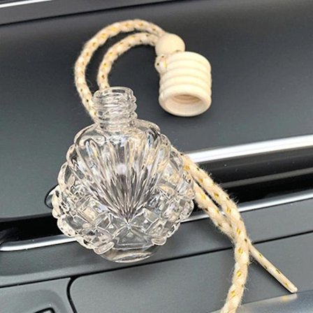 Luftfräschare Bil Hängande Parfym Tom Flaska Påfyllningsbar Doftspridare[YJD]