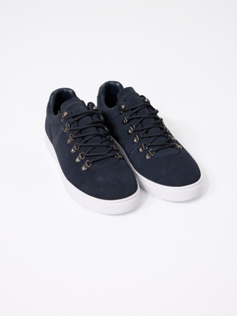 MATCH - Sancerre Sneakers - Jean Paul - Str. 42 - Herre - Sko - Blå - 100% semsket skinn i overdel