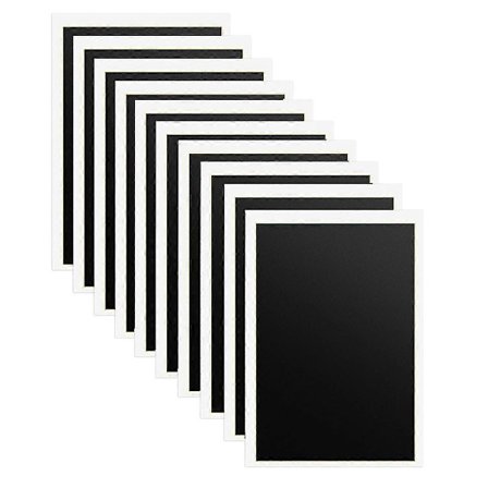 Laser Gravyr Markeringspapper, 10 st Laser Färgpapper för Lasergravör, 39,1x27 cm Svart för Metall Glas Keramik