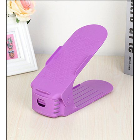 Sko Stativ (Lilla), 10 Stykker Justerbart Sko Stativ, Sklisikkert