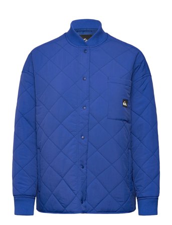 Shining Quilted Jacket Blue Quiksilver