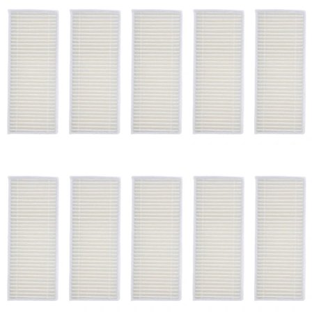 /EA/10 stk Robotstøvsuger Filter HEPA-filter Hvit