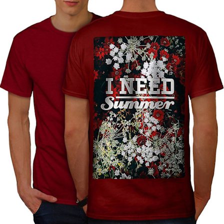 I Need Summer Art Men T-shirt tillbaka