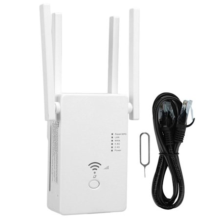 Langaton reititin Kaksitaajuinen toistin Wifi-signaalin vahvistin Läpäisee seinän 100‐240V