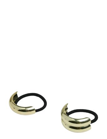 Pieces Pcmina 2-Pack Hair Elastic - Gold - ONE SIZE