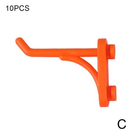 10st Verktygshängande Krokbräda Väggmonterad Hårdvara Hålplatta P