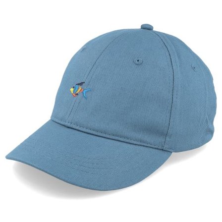 Barts - Blå unconstructed Keps - Kids Palmy Cap Denim Dad Cap @ Hatstore