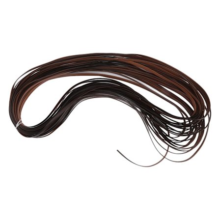 Flettet reparasjonssett i plast til utemøbler, stol, bord, sofa, syntetisk rottingmateriale for møbler, misfarget brunt