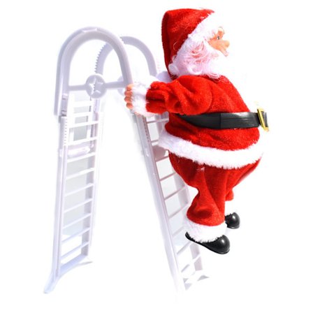 Hjemmeinnredningsmusikal for dukke Elektrisk nisse for dukkefigurer for husholdnings juletrepynt Fest Festivaldekor