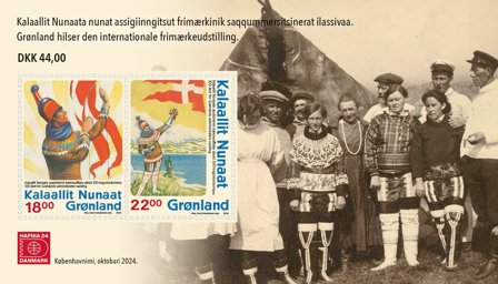 Grønland - HAFNIA 24 - Postfrisk miniark