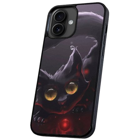 iPhone 16 - Skal/Mobilskal Svart Katt