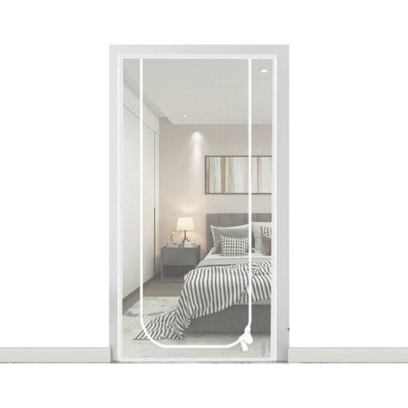 Gardiner Myggnett Glidelås Myggnett Dør 90 Cm X 210 Cm, Myggnett Dør, Myggnett, Balkongdør