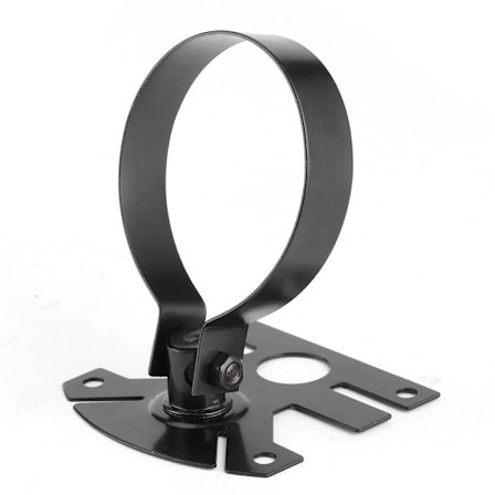 2 tuuman / 52 mm:n yksireikäinen mittaripidike, rauta, auton muokkaus, musta