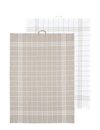Kitchen Towel Hanna Classic 2-P Beige Noble House