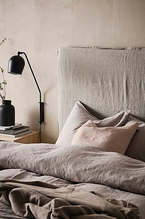 Jotex - Kopfteil 120 Cm Leinenbeige - PALMA - Kaufe Bettkopfteile bei Jotex