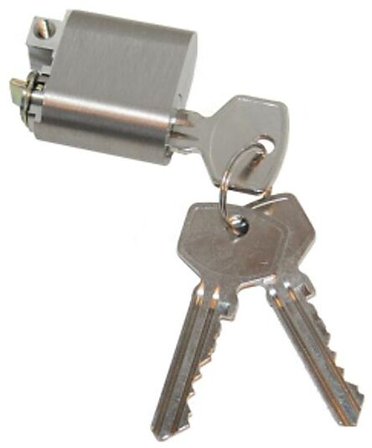 ELLEFSEN SIKKERHET SYLINDER 5520 FORKROMMET MATT 508 PROFIL/TV-3D SV PK