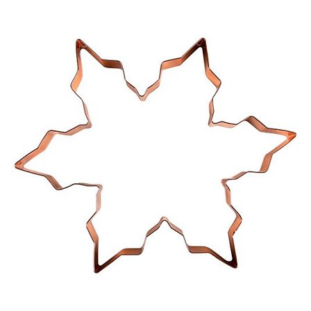 CACAS Utstikker Snøstjerne Kobber 25cm