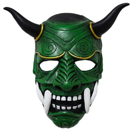 Demon Prajna Skräck Halloween Mask Cosplay Kostym Festdekor