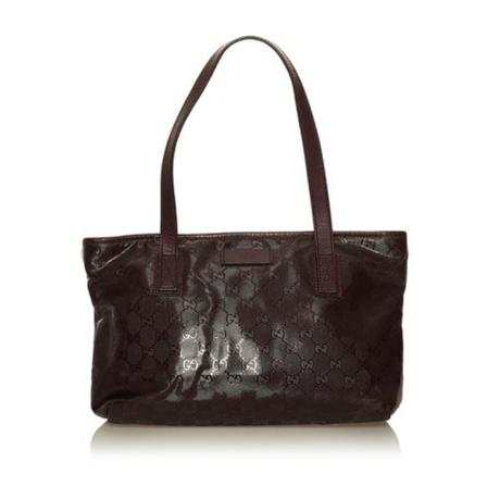 Gucci Vintage, Pre-owned Gg Imprime Tote Bag Bruin, Dames, Maat:ONE Size,Canvas