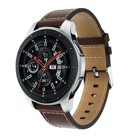 Klassisk Læderrem Samsung Galaxy Watch 46mm Coffee