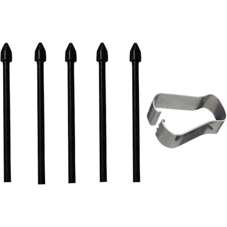 Galaxy Tab S6/S7 Pennor, 10/20/S Pennor, 5x Vita Ersättningstips för Pekstift Pekstift Pekstift med Avlägsningsverktyg