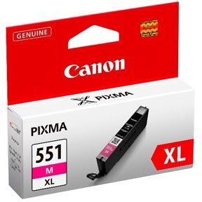 Canon-CLI-551 XL Magenta-Canon CLI-551XL Magenta blekkpatron-Printing ink, toner & paper-Blekkpatroner