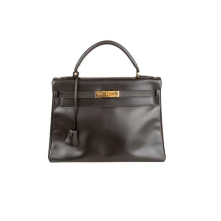 Hermès Vintage, Pre-owned Leather Shoulder Bag Bruin, Dames, Maat:ONE Size