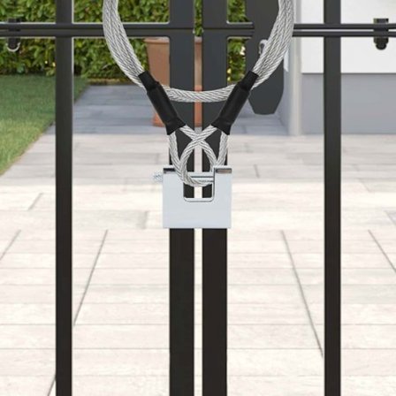 Lås - cylinder - lås - lås Vidaxl Lås 2 st Silver 5 x 1,9 x 4,5 cm Järn