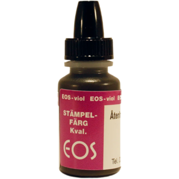 Stempelfarge EOS 10ml Fiolett