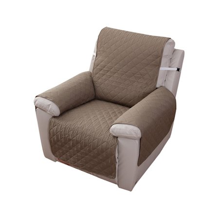 Khaki 55×200 1-sits Relax Armchair Cover, Vattentät Recliner P