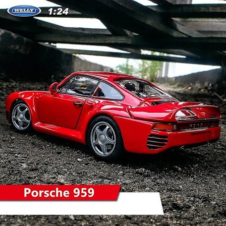 Welly 1:24 Porsche 911 Gt3 Rs Blå Bil Legetøjsbil Model Simulering Bil Dekoration Samling Gave Legetøj Støbt Model Dreng Legetøj