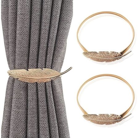 2 stk gardinholdere, magnetiske gardinholdere, vindu