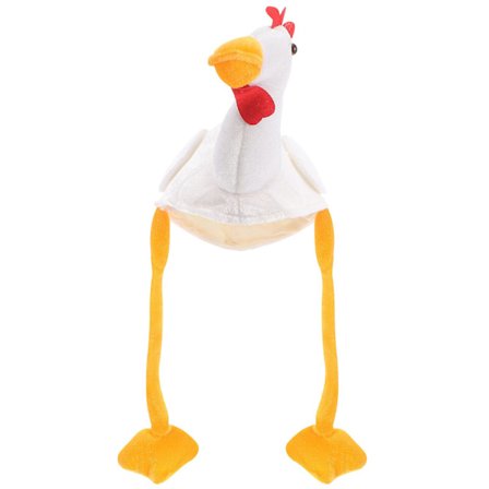 Sjov Kylling Hat Plys Dyr Hat Kylling Hat Foto Rekvisit Kylling Kostume Kylling Hovedbeklædning