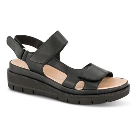 Nordic Softness Sandaler Sort, Dame Sandaler, Størrelse: 37 EU