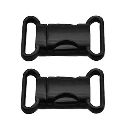 Skolväskor med spänne - 2 stycken zinklegering svarta spännen typ A 25mm ID